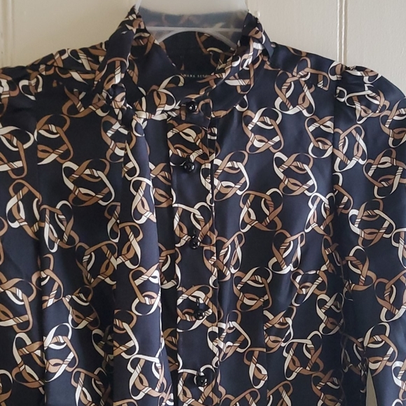 Banana Republic Chain Link Blouse - Picture 2 of 3